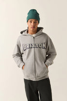 Men's Motorized Full Zip in the color Heather Grey - Men's Front View