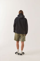 Men's Journey Zip Jacket in the color Black - Men's Back View