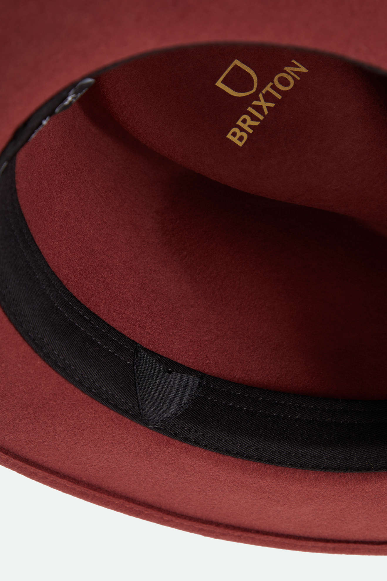 Unisex Messer Fedora in the color Dark Brick/Dark Brick - Additional Laydown image
