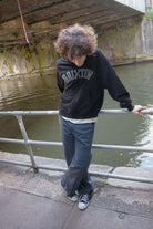 Men's Dugout Zip Hood Fleece in the color Black/Grey - Men's Lifestyle 2.0