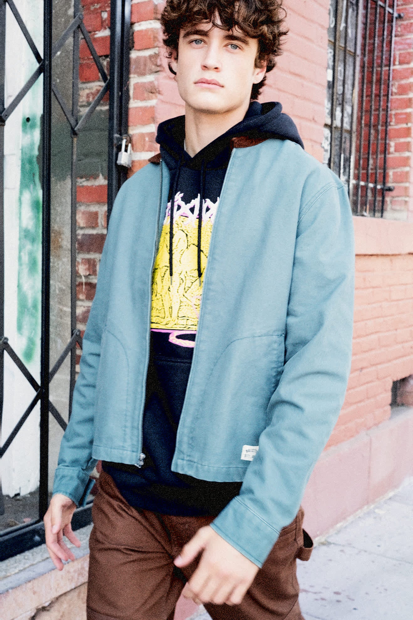 Men's Mechanic Garage Jacket in the color Night Sage - Men's Lifestyle image