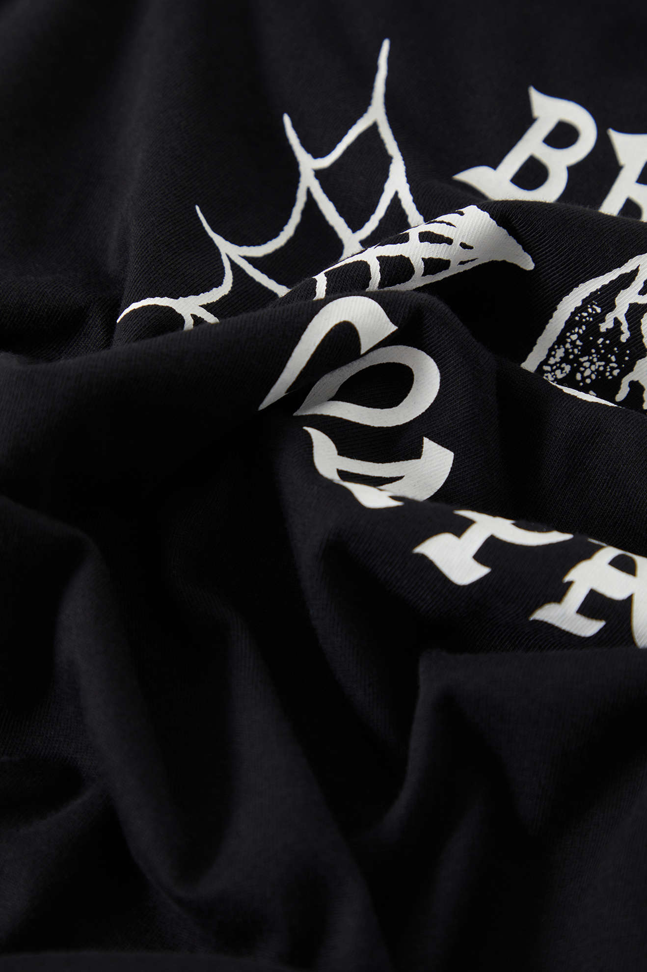 Men's Ogle Boxy T-Shirt in the color Black - Additional Laydown image