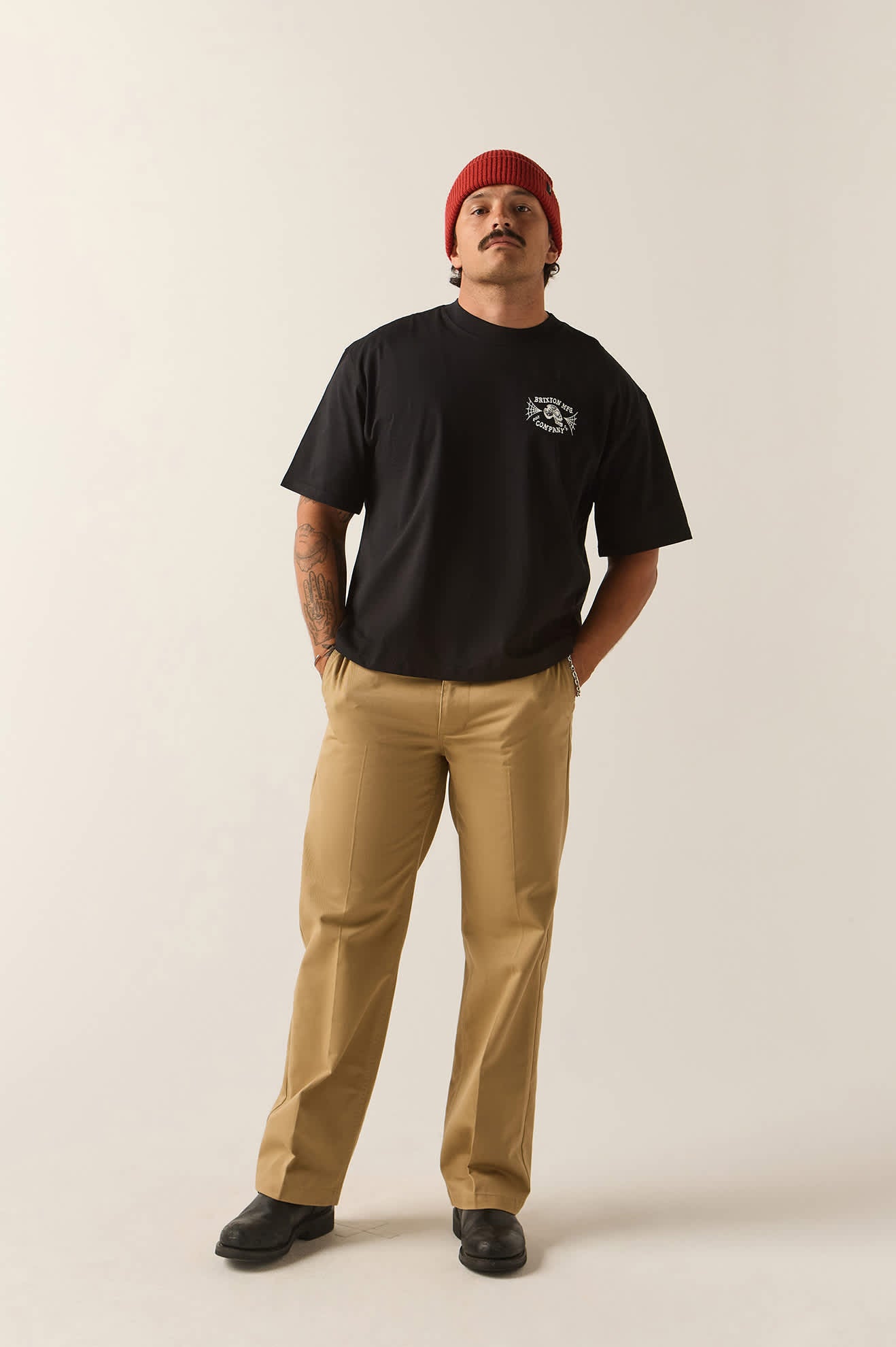 Men's Ogle Boxy T-Shirt in the color Black - Additional Fit image