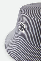 Unisex Eldon Water Packable Bucket Hat in the color Grey Hickory - Additional Laydown image