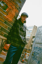 Men's Bowery Flannel in the color Black/Charcoal - Men's Lifestyle 2.0