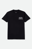 Men's Chains Short Sleeve T-Shirt in the color Black - Front Product Laydown Image