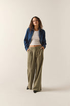Women's Service Trouser Pant in the color Olive Surplus - Additional Fit image
