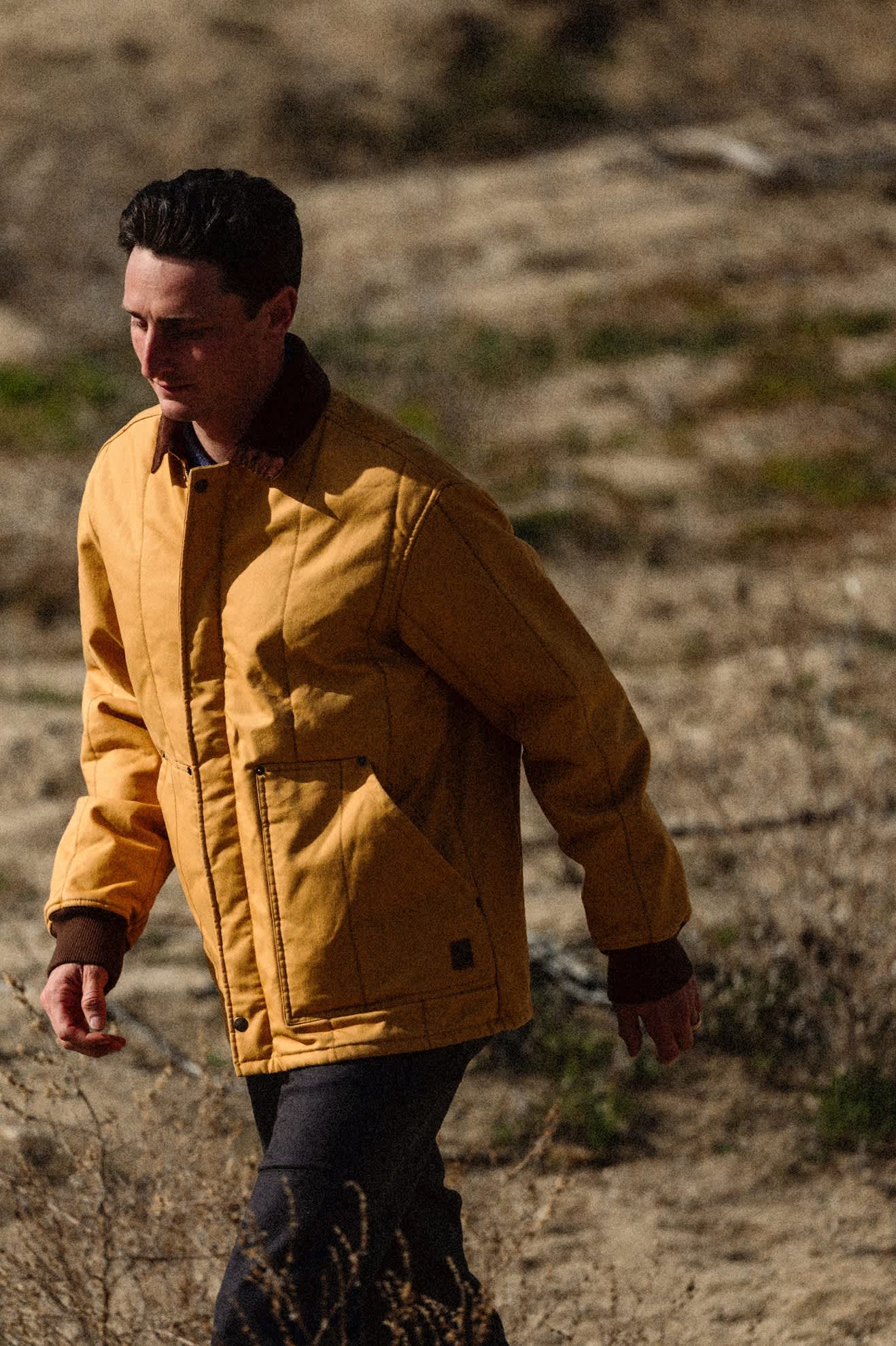 Men's Builders Ranch Jacket in the color Spruce Yellow - Men's Lifestyle 2.0