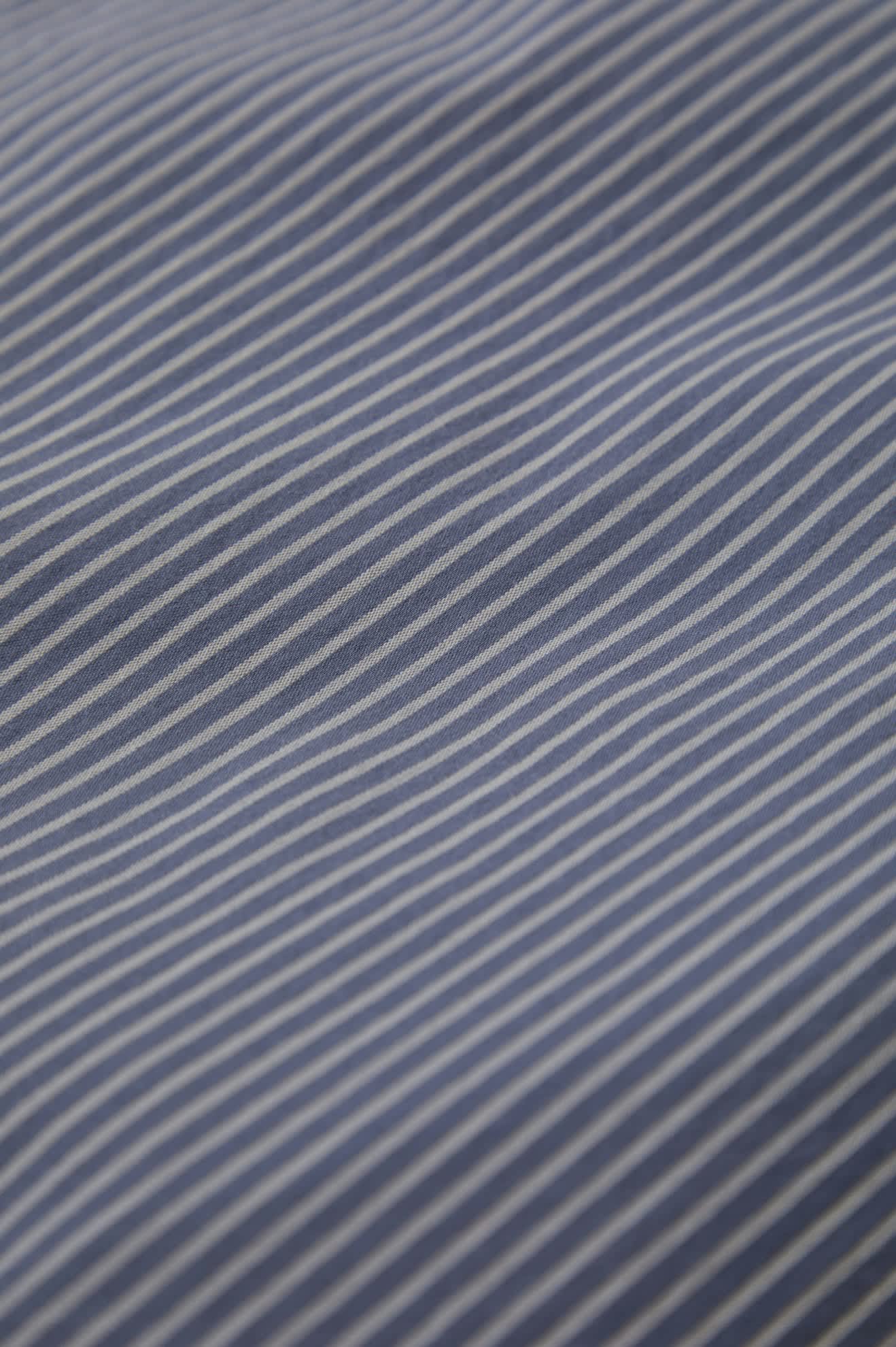 Men's Builders Auto S/S Shirt in the color Twilight Blue/White Stripe - Additional Laydown image