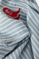 Women's The Chloe 5-Pocket Pant in the color Two Boot Stripe - Additional Laydown image