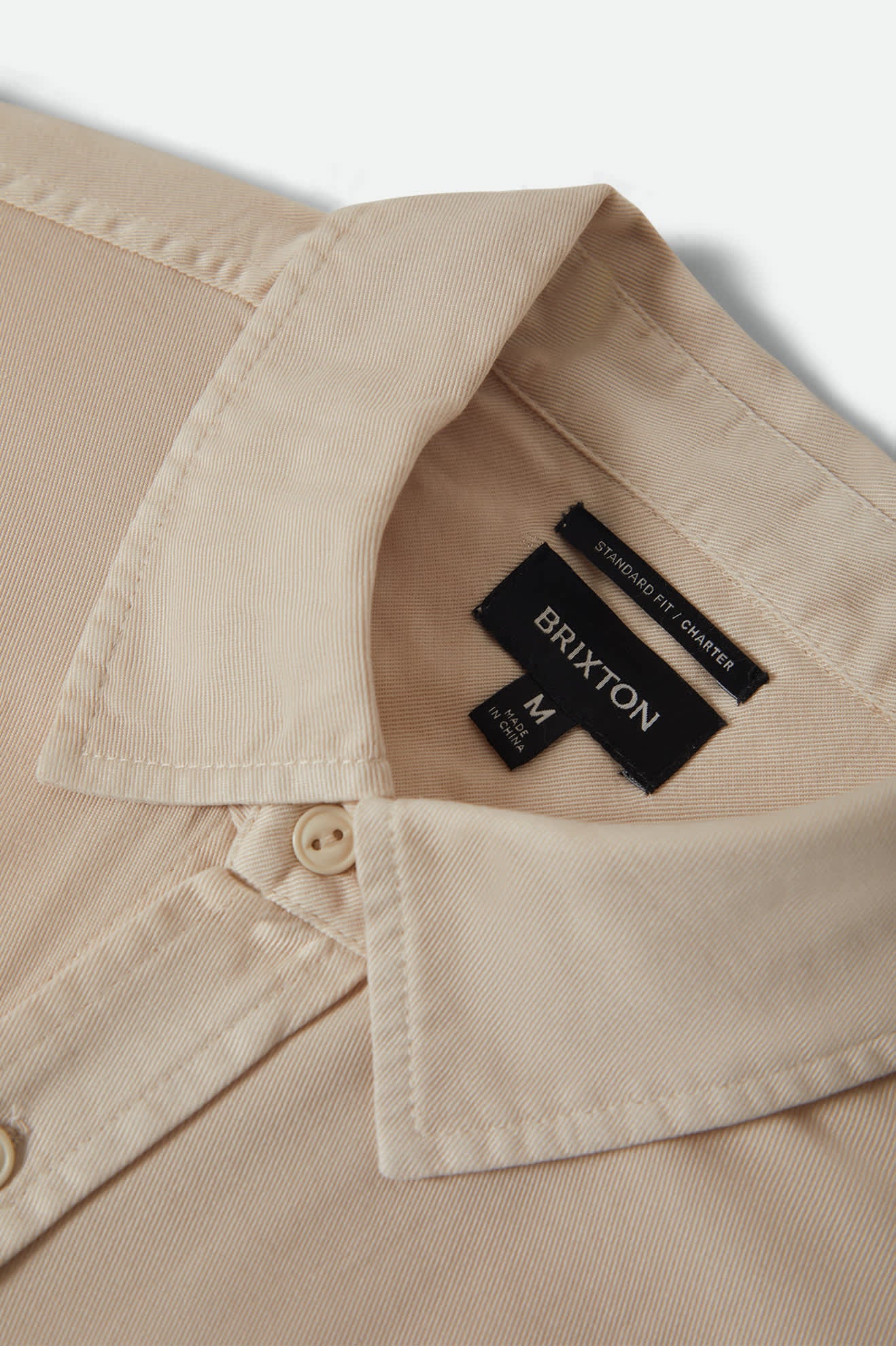 Men's Cool Comfort Wayne Long Sleeve Shirt in the color Whitecap - Additional Laydown image