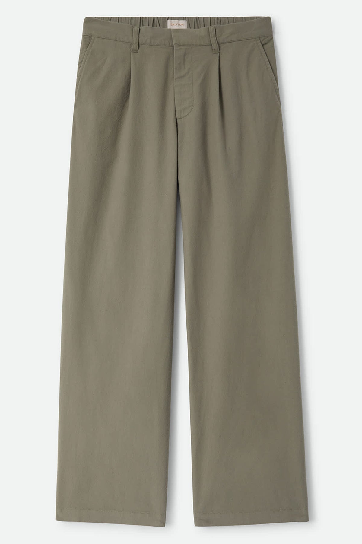 Women's Service Trouser Pant in the color Olive Surplus - Front Product Laydown Image