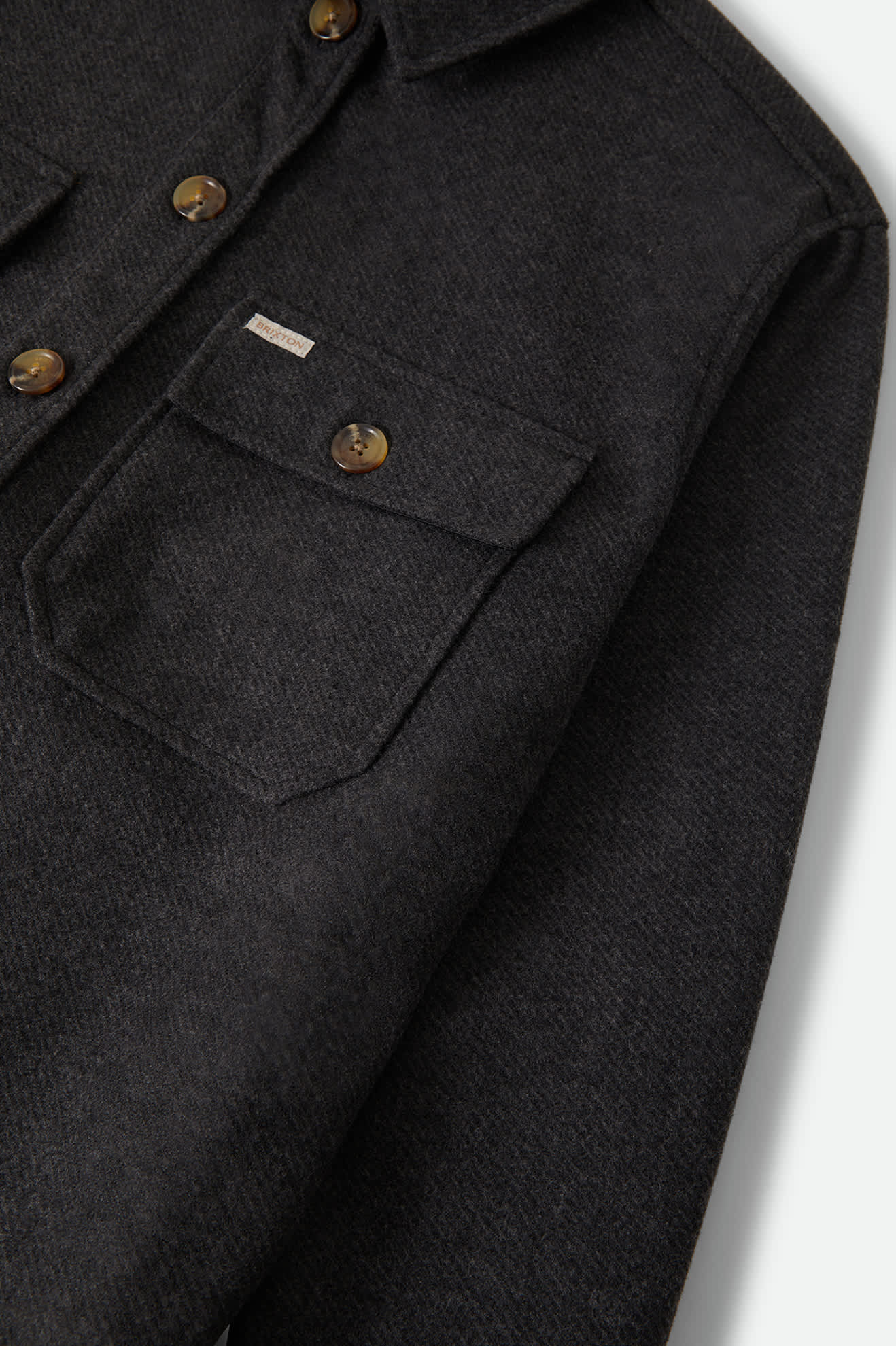 Women's Bagby Jacket in the color Black Heather - Additional Laydown image