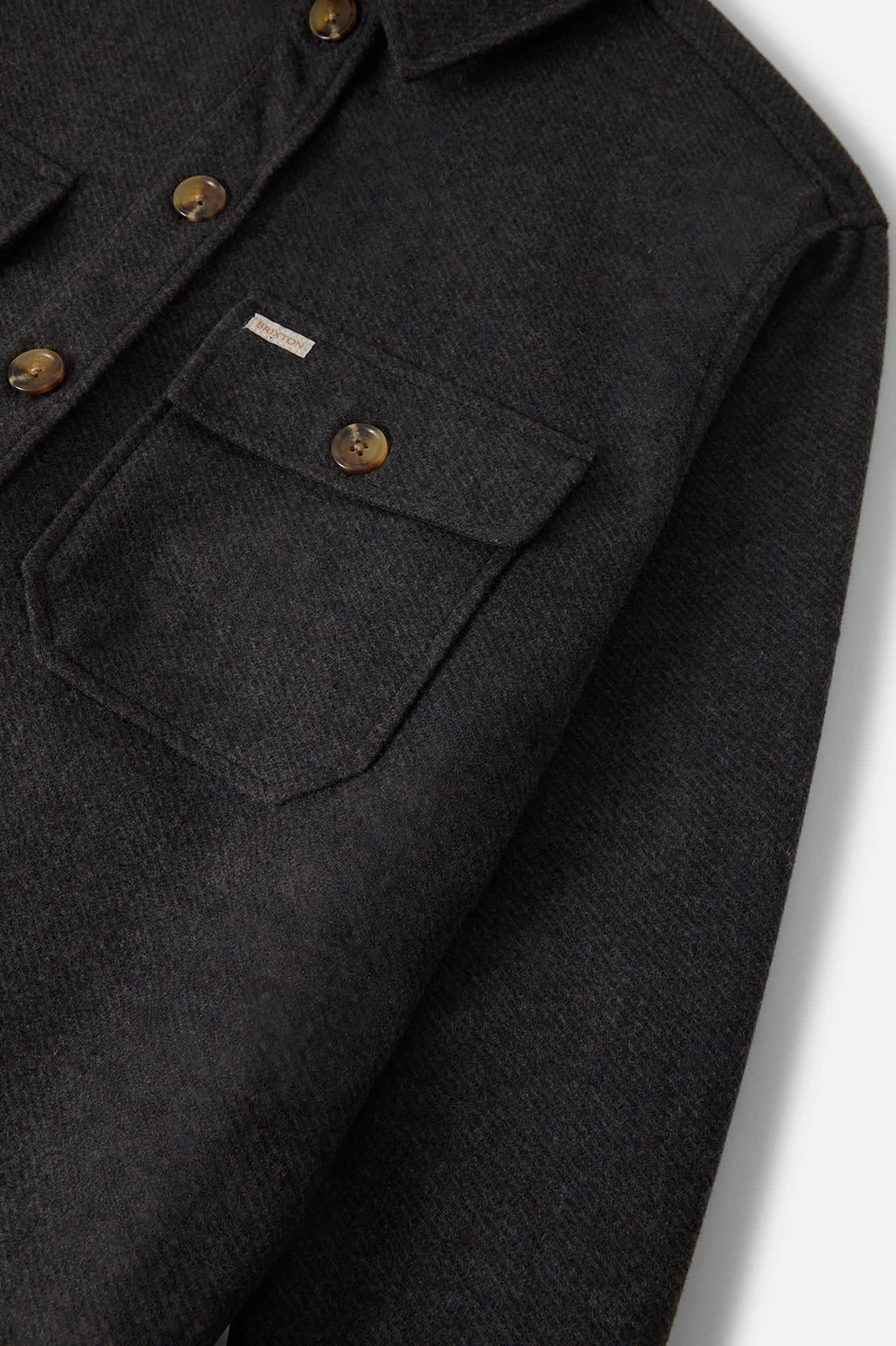 Women's Bagby Jacket in the color Black Heather - Additional Laydown image
