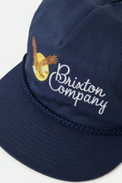 Unisex Soar Snapback in the color Washed Navy - Additional Laydown image