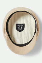 Women's Fiddler Fisherman Cap in the color Macadamia Cord - Additional Laydown image