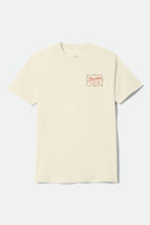Men's Anchor Standard T-Shirt in the color Cream - Front Product Laydown Image