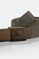 Brixton Unisex Stretch Web Belt - Olive Surplus | Back