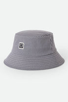 Unisex Eldon Water Packable Bucket Hat in the color Grey Hickory - Front Product Laydown Image