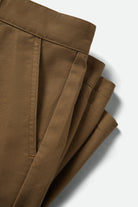 Men's Santo Chino Short in the color Khaki - Additional Laydown image