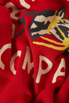 Women's Trophy Horse Cropped Zip Hood in the color Adrenaline Rush - Additional Laydown image