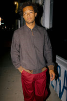 Men's Dillinger Houndstooth Bomber Jacket in the color Black Houndstooth - Men's Lifestyle image