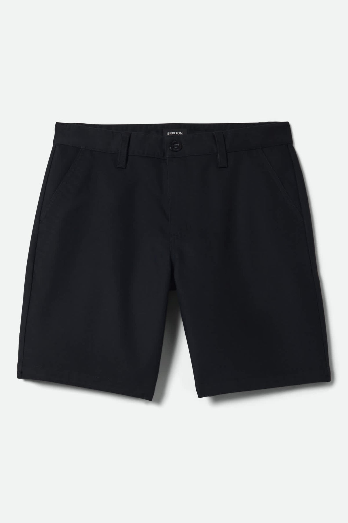 Men's Santo Chino Short in the color Black - Front Product View