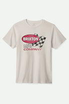 Men's Collins S/S Standard T-Shirt in the color Cream - Front Product View