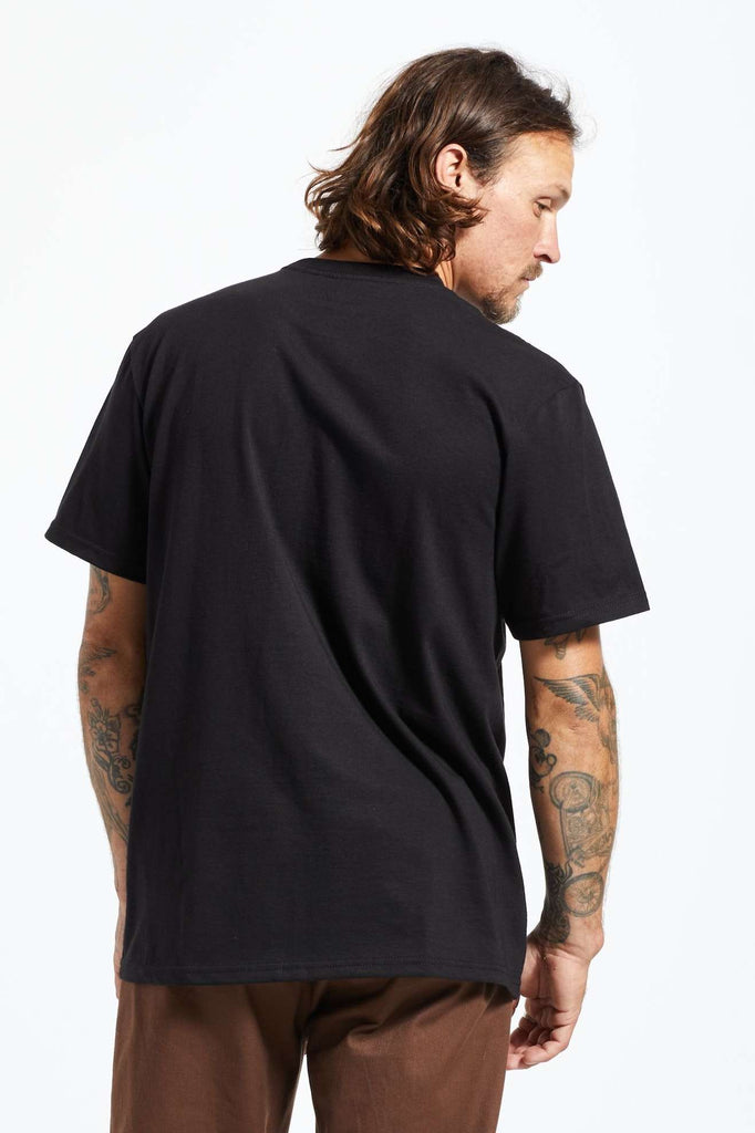 Men's Back Fit Image | Builders S/S Standard T-Shirt - Black