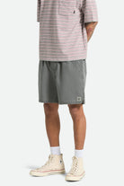 Men's Everyday Vintage Wash Short in the color Vintage Black - Men's Side View
