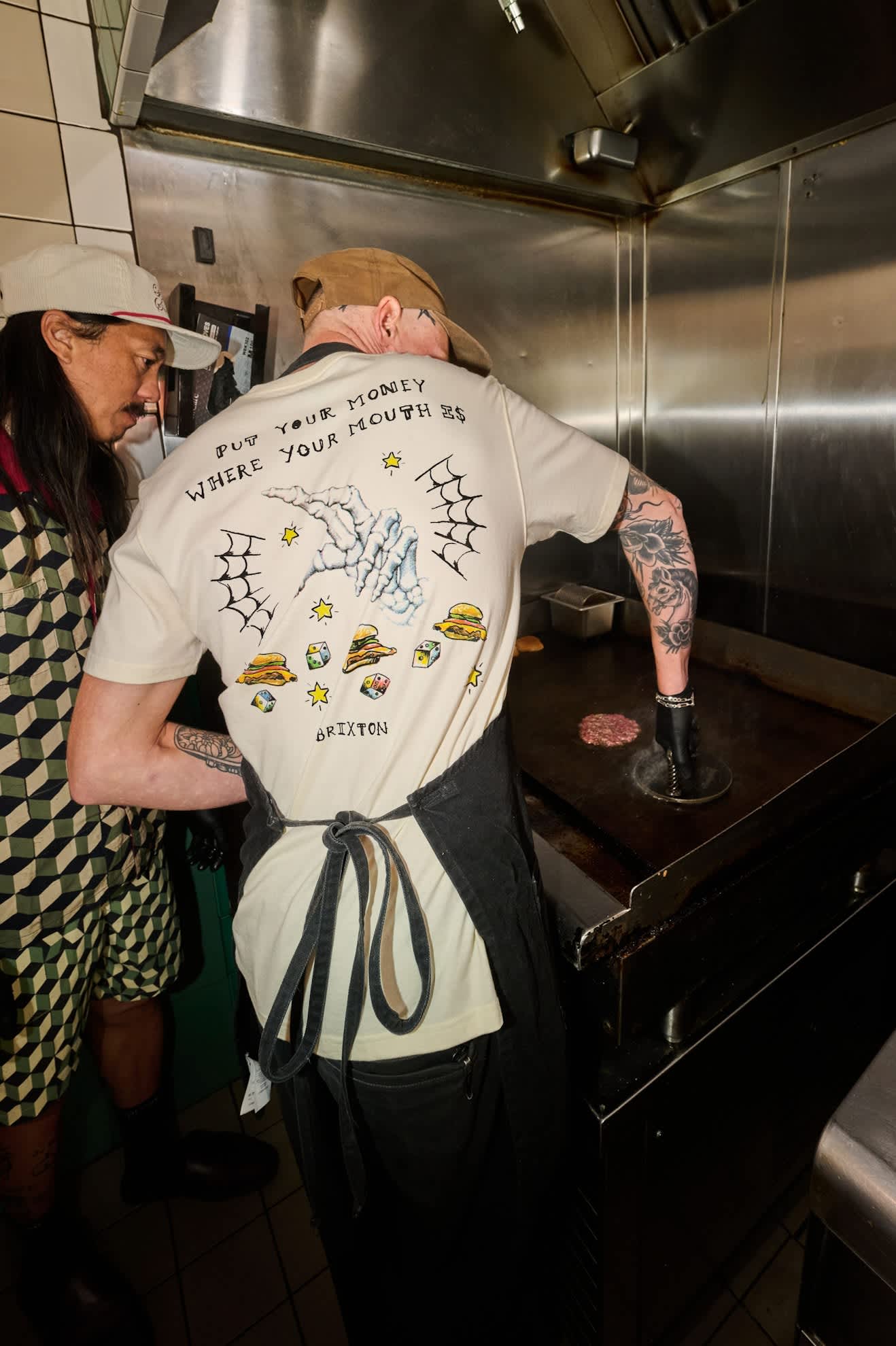 Men's Burger She Wrote Standard T-Shirt in the color Natural - Men's Lifestyle 2.0