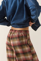 Women's Service Trouser Pant in the color Plaid Mash Up - Additional Fit image