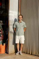 Men's Assembly S/S Shirt in the color Pine Needle/Whitecap - Men's Lifestyle image