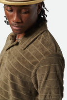 Men's Weekend Terry Cloth S/S Polo in the color Ivy Green - Additional Fit image