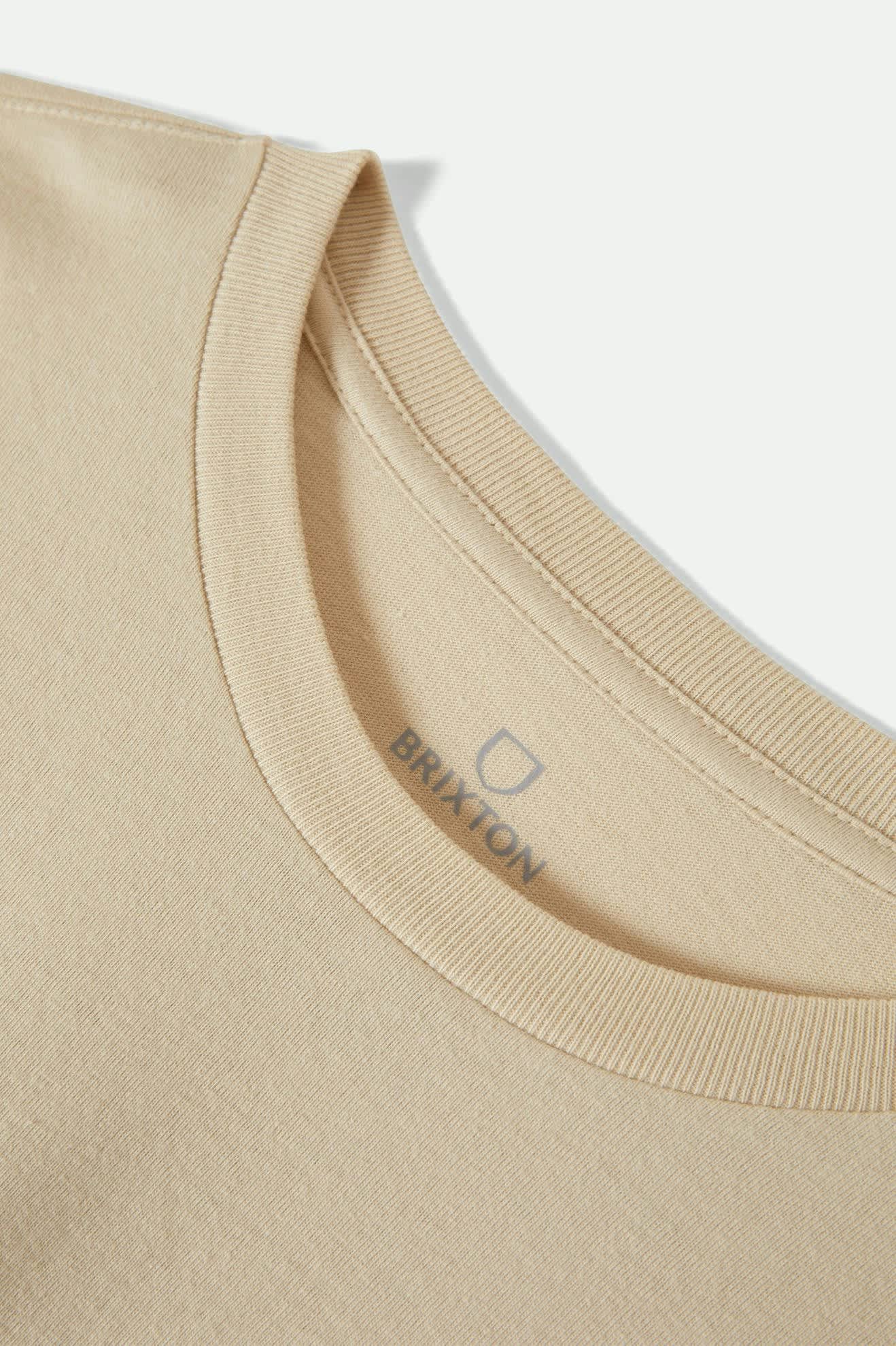 Men's Maddox L/S Standard T-Shirt in the color White - Additional Laydown image