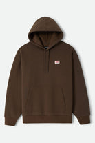 Men's Trademark Hoodie in the color Walnut Brown - Front Product Laydown Image