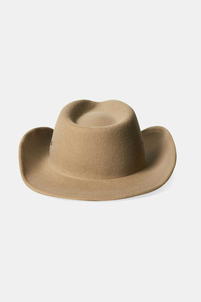 Brixton Unisex Scottsdale Weather Guard Cowboy Hat - Sand | Back