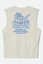 Men's Horsepower S/S Standard T-Shirt in the color White - Additional Laydown image