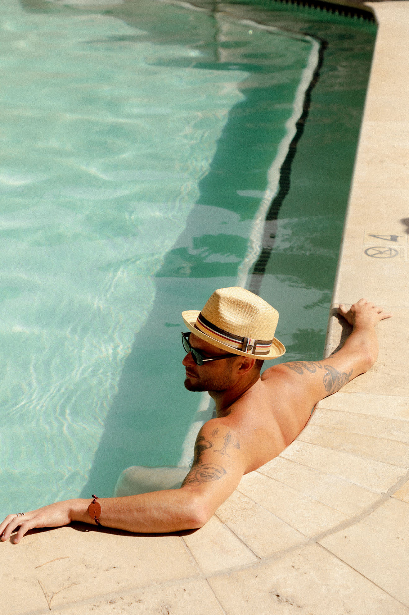 Unisex Castor Fedora in the color Tan - Men's Lifestyle 2.0