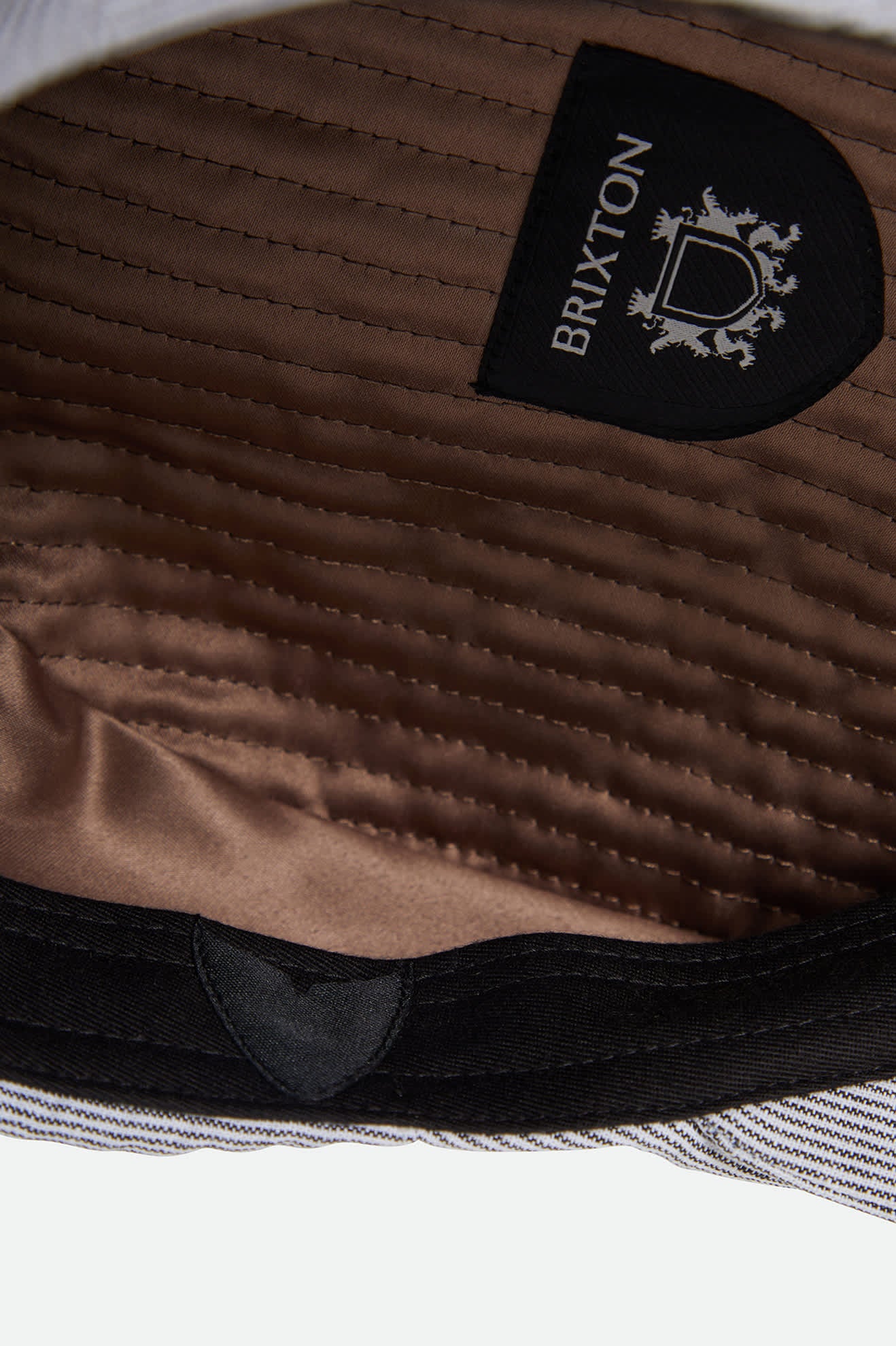 Unisex Century Barrel Snap Cap in the color Navy Micro Stripe - Additional Laydown image