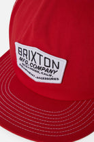Unisex Coleson Snapback in the color Red - Additional Laydown image
