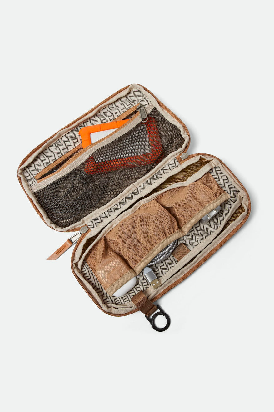 Brixton Unisex Commuter Tech Case - Golden Brown | Back