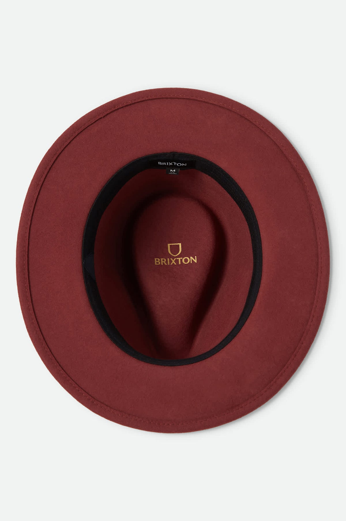 Unisex Messer Fedora in the color Dark Brick/Dark Brick - Additional Laydown image