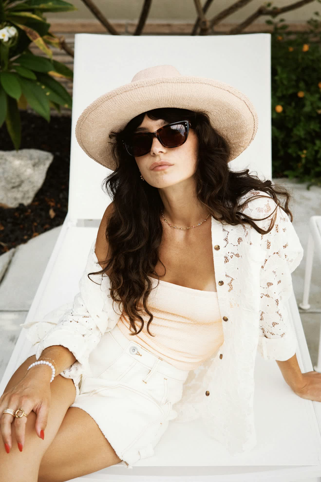 Women's Matteo Straw Hat in the color Soft Pink - Men's Lifestyle image