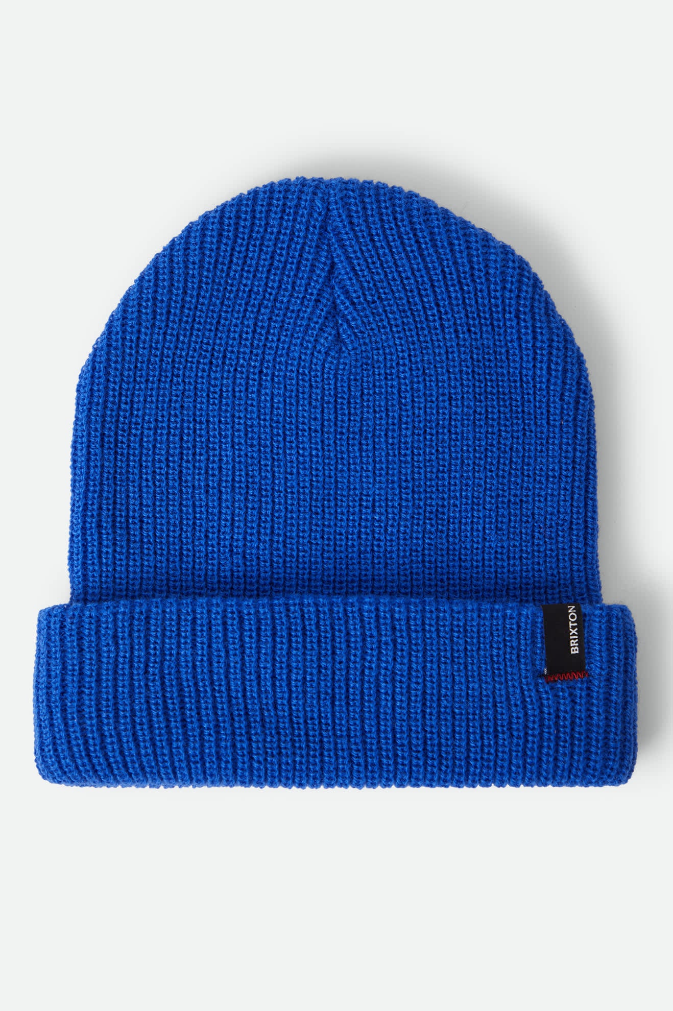 Unisex Heist Beanie in the color Electric Indigo - Front Product Laydown Image