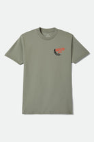 Men's Lagoon Standard T-Shirt in the color Desert Sage - Front Product Laydown Image