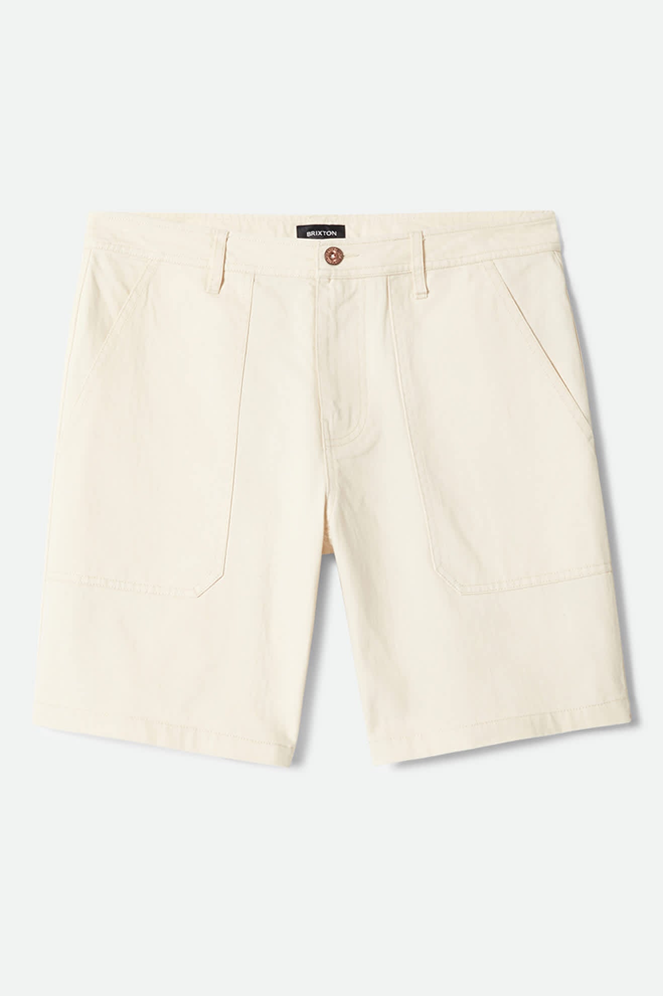 Men's Surplus Vintage Wash Herringbone Short in the color Whitecap - Front Product Laydown Image