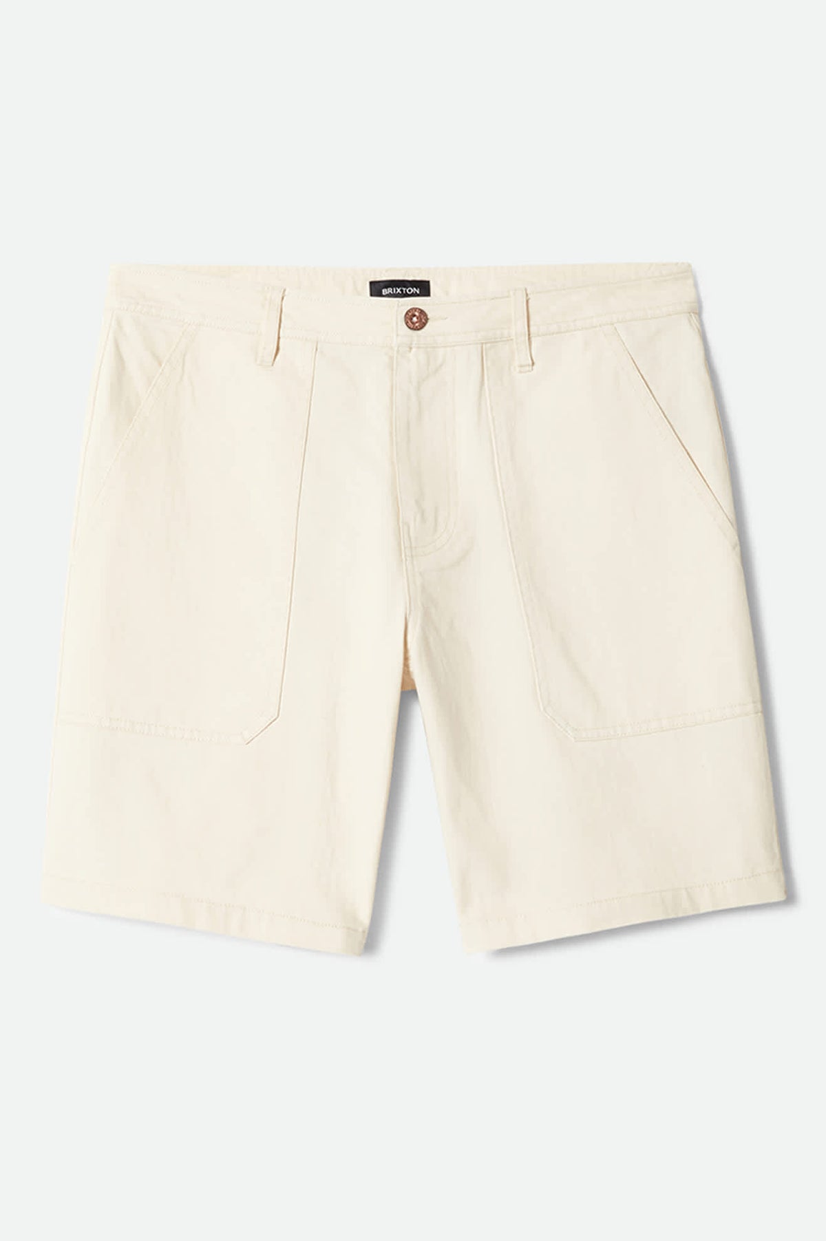 Men's Surplus Vintage Wash Herringbone Short in the color Whitecap - Front Product Laydown Image