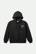 Women's Hubal Women's Hoodie in the color Black/Off White - Front Product View