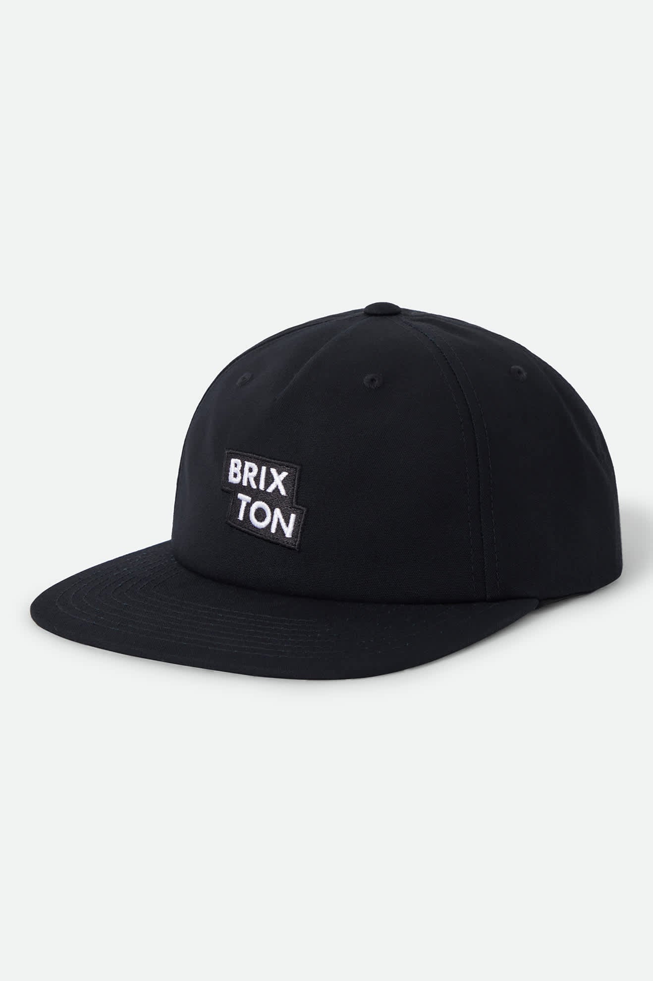 Unisex Team Snapback in the color Black - Front Product Laydown Image